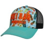 Tiki Bar Trucker Cap by King Kerosin light blue