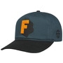 Logo Shadow Cotton Snapback Cap by FOX black