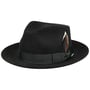 Caldren Fedora Fur Felt Hat by Stetson black