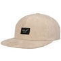 Flat 6 Panel Beige Corduroy Cap by Reell oatmeal