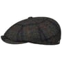 Hatteras Check Harris Tweed by Stetson anthracite-mottled
