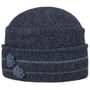 Tweed Pattern Milled Wool Hat by Seeberger blue-navy