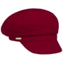Wolena Newsboy Cap by Seeberger dark red