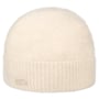 Lasuna Soft Cashmere Beanie Hat by Seeberger cream white