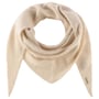 Triangular Cashmere Scarf by Seeberger cream white
