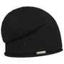 Beanie Hat with Sequins by Seeberger black