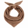 Faux Fur Triangular Scarf by Seeberger brown
