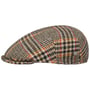 Capri Wool Houndstooth Flat Cap by Lierys beige