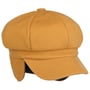 Soft Herringbone Newsboy Cap by Lipodo mustard