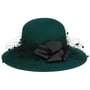 Palica Wool Hat with Veil by Lierys dark green