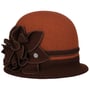 Danuca Cloche Hat with Flower by Lierys rust