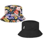 Adman Bucket Reversible Hat by Kangol black
