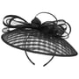 Chess Sinamay Saucer Fascinator by McBURN black