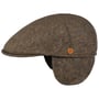 Sidney Brit Chic Merino Flat Cap by Mayser brown
