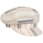 Block Stripes Newsboy Cap by Lierys beige-blue