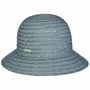 Elarisse Straw Hat by Seeberger blue