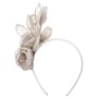 Lioressa Sinamay Fascinator by Seeberger grey
