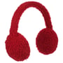 Webpelz-Earmuff Curly by McBURN dark red