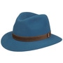 Forest Pack Away Hat by Borsalino turquoise