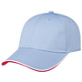 Zoom Piping Sandwich Cap light blue