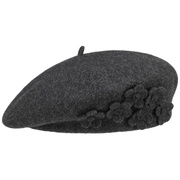 帽子 murral Snow flower lace beret (Black) Flower Beret by Barascon --> Shop Hats, Beanies & Caps
