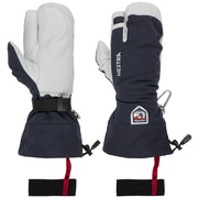 Army Leather Heli Ski 3-finger - Black | Hestra Gloves