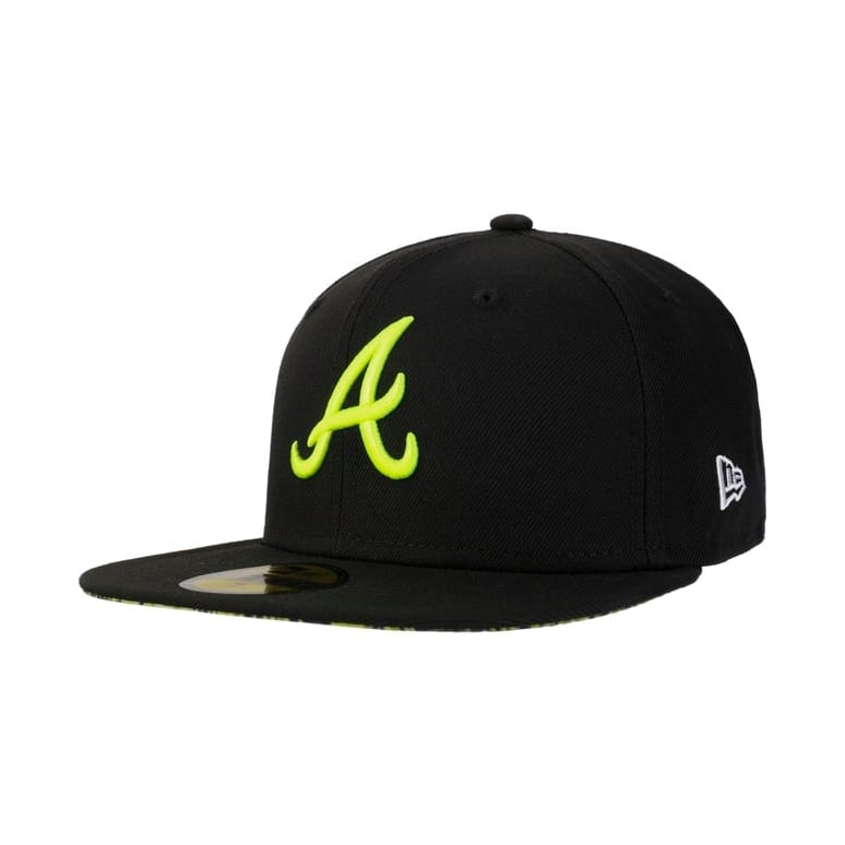 59Fifty MLB Neon Logo Braves Cap by New Era Shop Hats Beanies Caps online Hatshopping