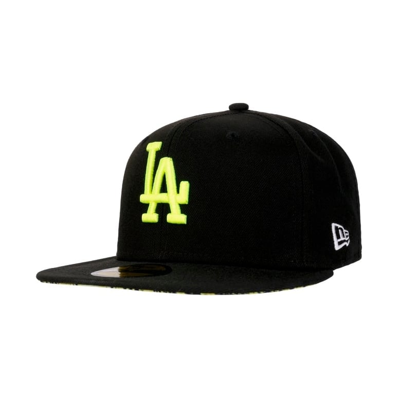 59Fifty MLB Neon Logo Dodgers Cap by New Era 46 95