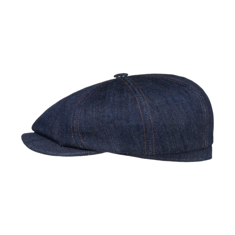 Stetson Large 59cm 7 3/8 Engineers store cap denim blue European handmade unisex