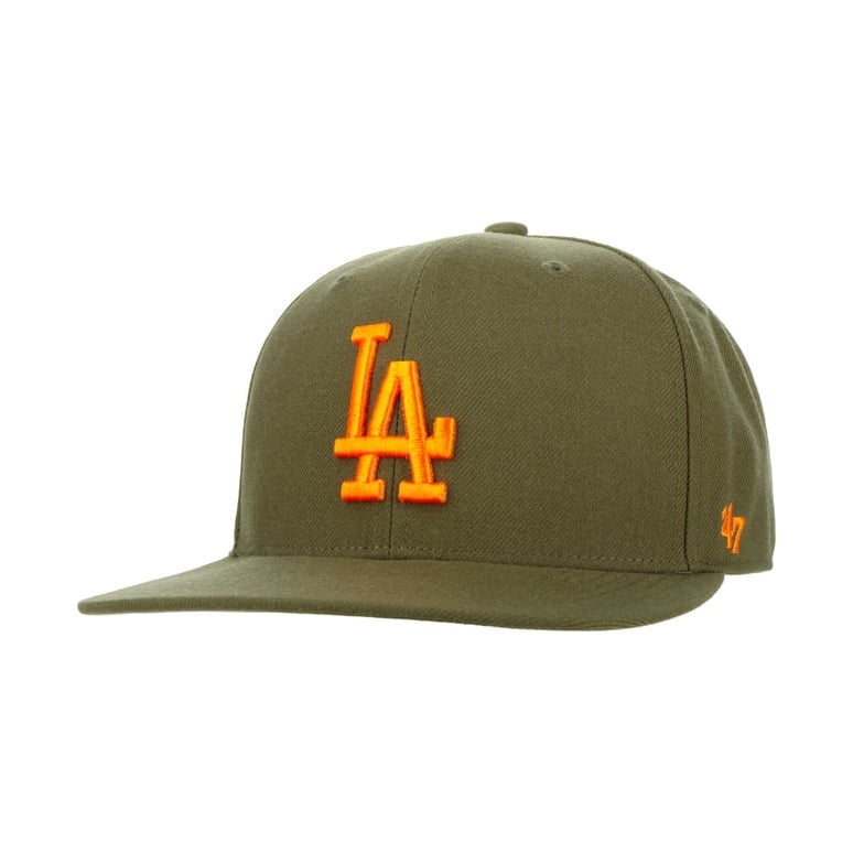 No Shot Flat Brim Dodgers Cap by 47 Brand 37 95