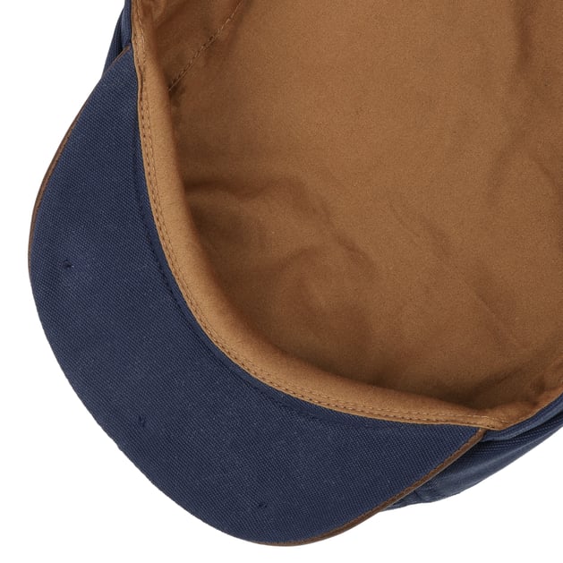 6 Panel Cotton Canvas Flat Cap by Stetson - 103,95 €