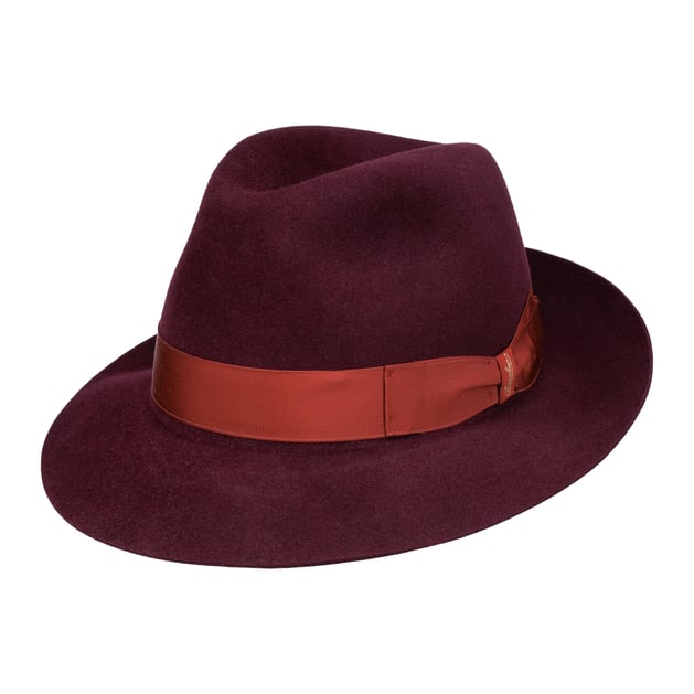 Borsalino ALESSANDRIA MIDDLE BRIMサイズ62 Alessandria Classic Fedora- Borsalino Collection- Made in Italy
