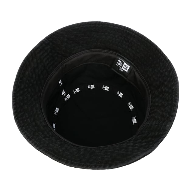 pour homme × NEW ERA BUCKET YYFM LPATCH All-Over Patch Bucket Hat by New Era --> Shop Hats, Beanies & Caps