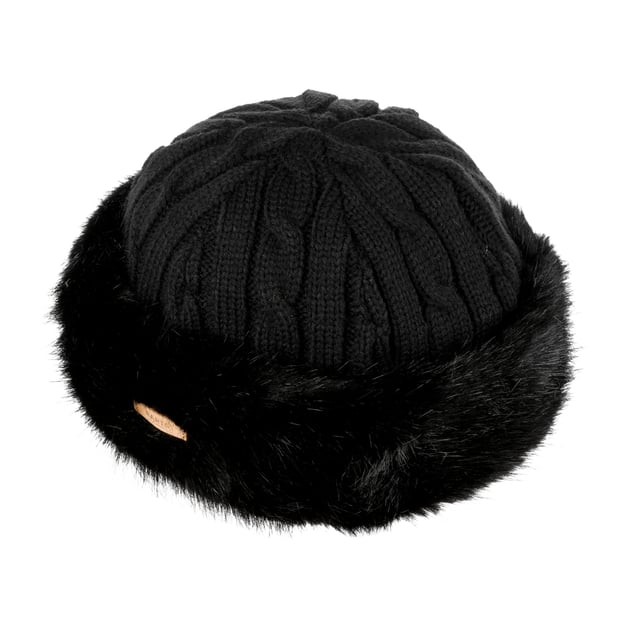 Cable Knit Faux Fur Beanie by Barts --> Shop Hats, Beanies & Caps