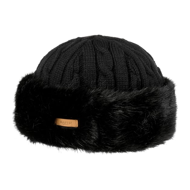 Cable Knit Faux Fur Beanie by Barts --> Shop Hats, Beanies & Caps