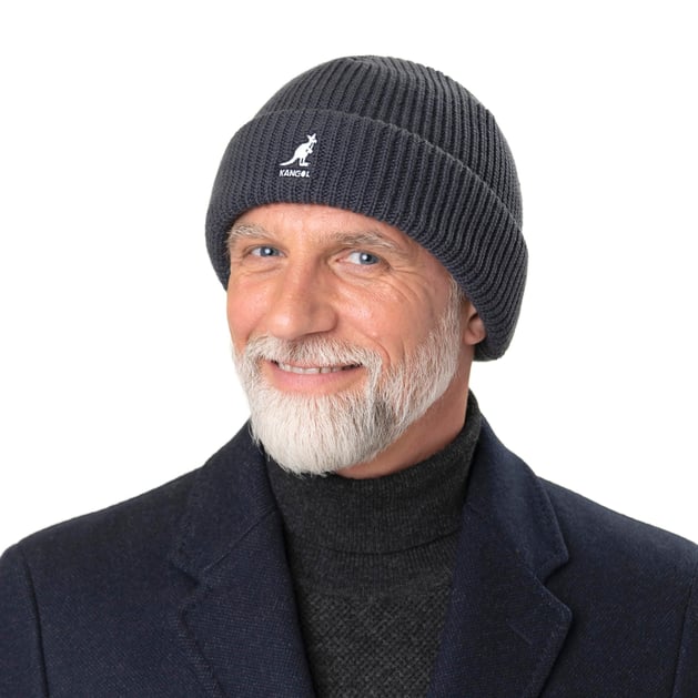 帽子 KANGOL WIND AND SEA beanie Black The Patch Beanie by Kangol | Hats.com Carries Winter Comfort