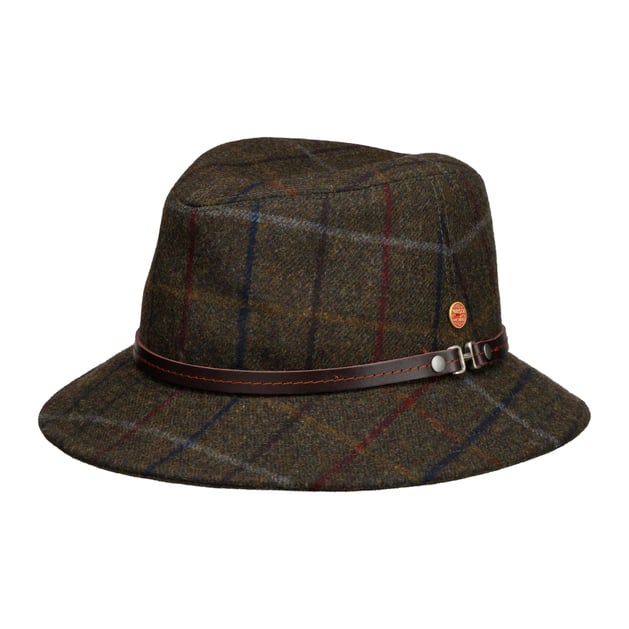 Check Bucket Wool Hat by Mayser --> Shop Hats, Beanies  display picture 2