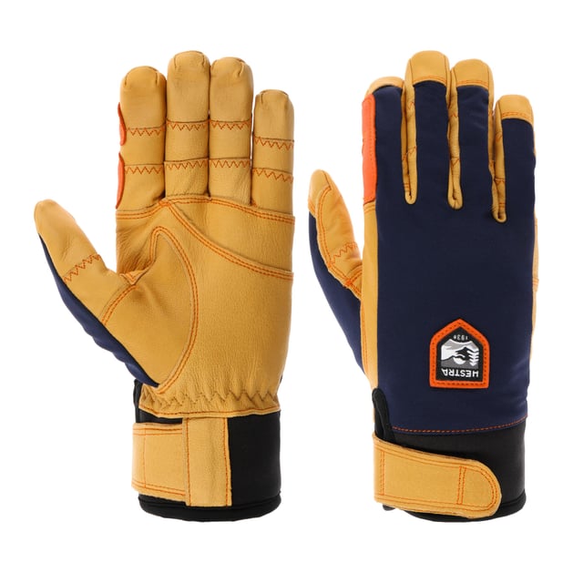 HESTRA：Ergo Grip Active、5本指　SM7、橙、新品 Ergo Grip Active 5-Finger Gloves by Hestra - 113,95 €