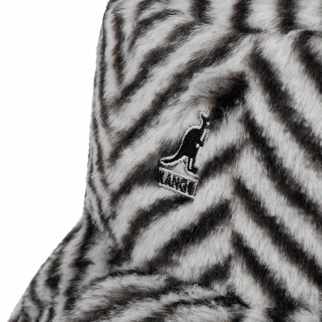 Faux Fur Herringbone Bucket Hat by Kangol --> Shop Hats  display picture 1