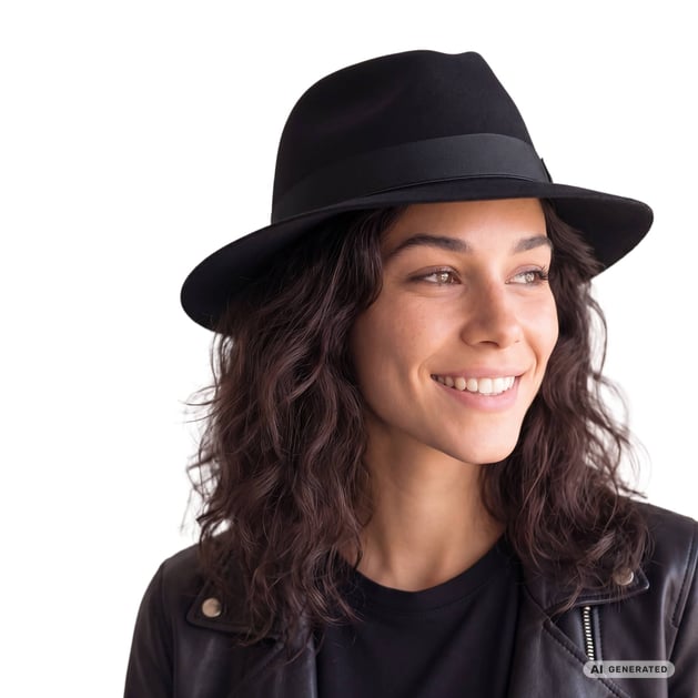 Federico Beaver Fur Felt Hat by Borsalino --> Shop Hats, Beanies