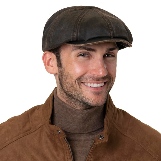Hatteras Old Cotton Newsboy Cap by Stetson - 103,95 €