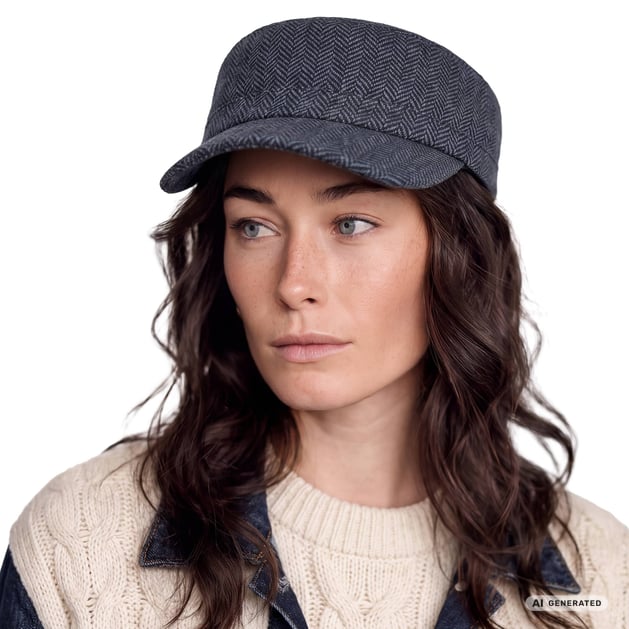 Herringbone Army Cap by Lipodo - 32,95 €