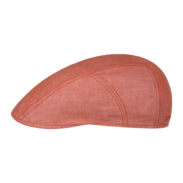 Herringbone Linen Flat Cap by Stetson - 82,95 €