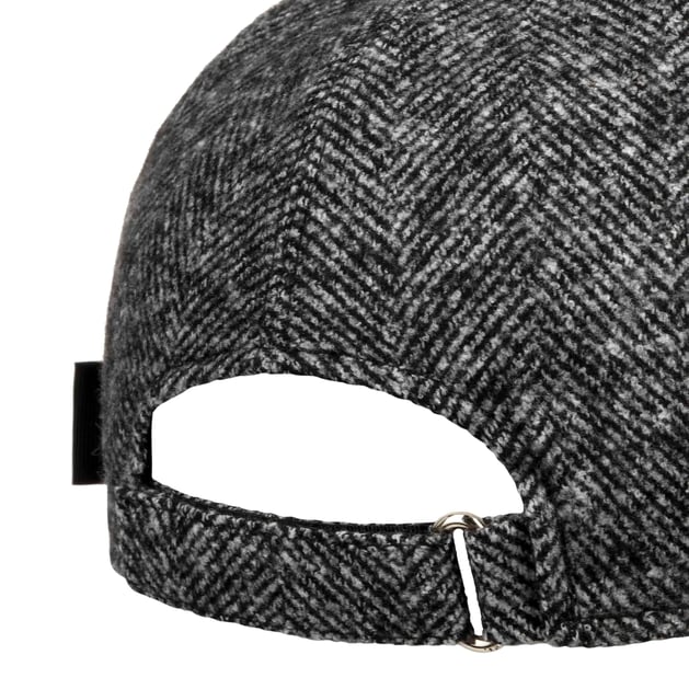 Herringbone Wool Mix Cap by Borsalino --> Shop Hats, Beanies