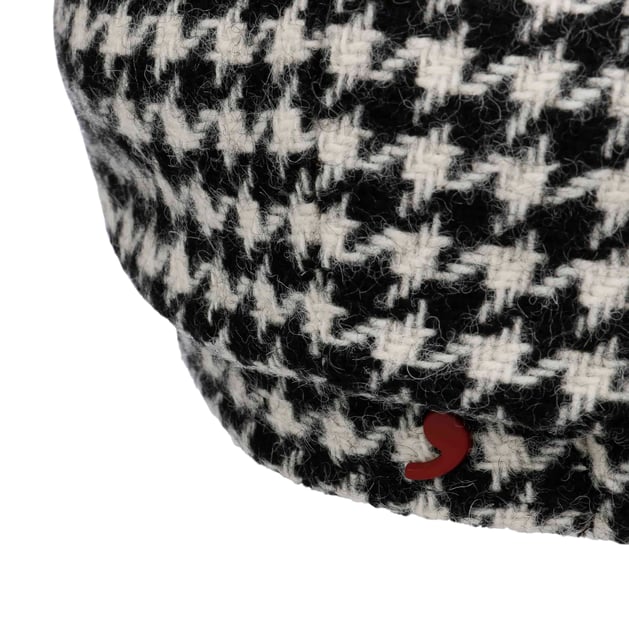 Houndstooth Newsboy Cap by Alfonso D'Este --> Shop Hats, Beanies
