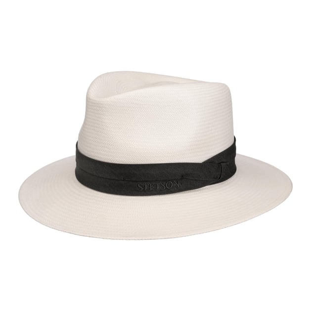 Jefferson Bleached Panama Hat by Stetson - 373,95 €