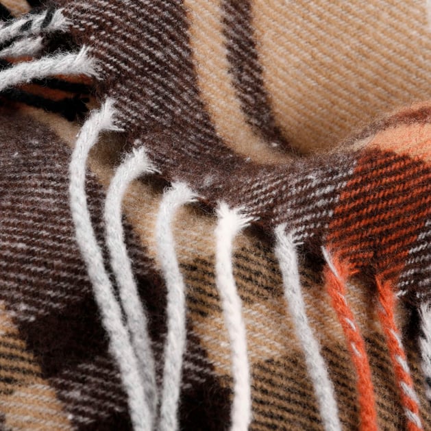 CLANE クラネ 新品未使用 タグ付き　WIDE CHECK PONCHO クラネ CLANE CHECK POCKET OVER SHIRT （BROWN） - ファッション通販