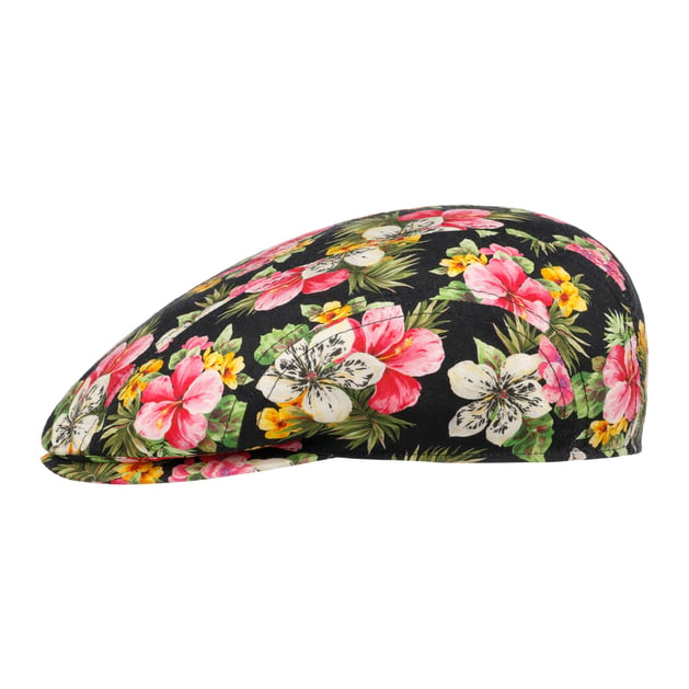 Lightweight Flower Mix Flat Cap by Stetson --> Shop Hats  display picture 1