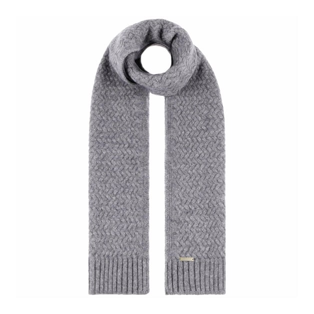 Merino Yak Knit Scarf by Seeberger --> Shop Hats, Beanies & Caps