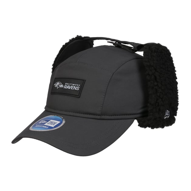 NFL25 Ravens Cap with Ear Flaps by New Era --> Shop Hats, Beanies